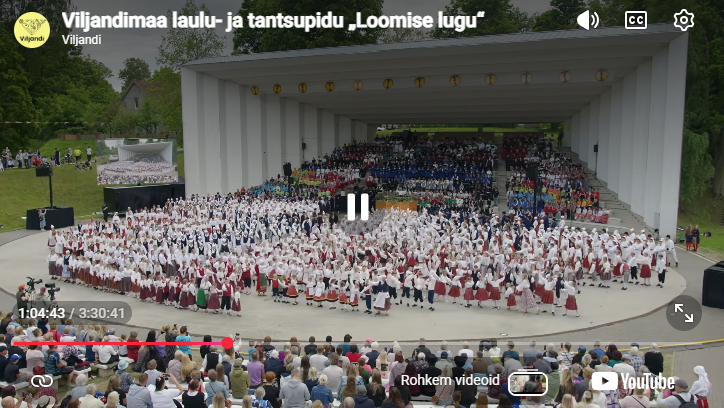 Viljandimaa laulu- ja tantsupidu “Loomise lugu” videosalvestus